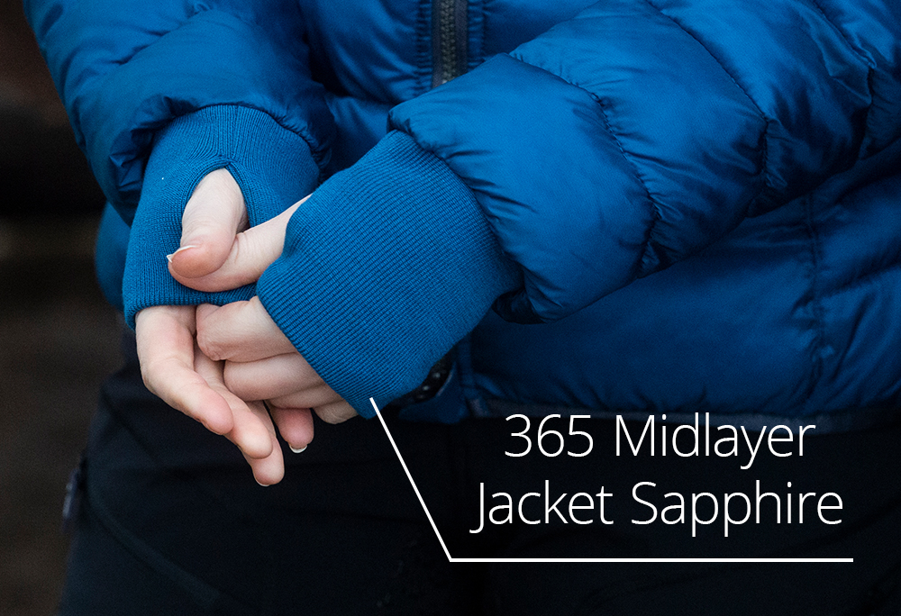 365 Midlayer Jacket Sapphire hand wrist warmers 1000X684.jpg
